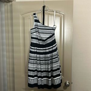 WHBM off one shoulder dress
